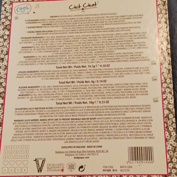 NWT! CHIT CHAT Makeup Book/Palette - Picture 4 of 10